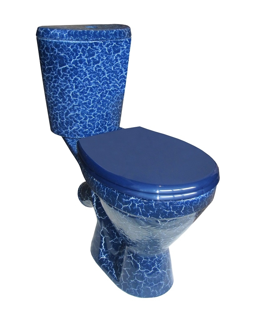 ЭЛЕГАНТ Унитаз-компакт косой вып., нижн. подв., с арм. и сид."Уклад", крепл., кракелюр синий. ROSA ЭЛЕГАНТ Унитаз-компакт косой вып., нижн. подв., с арм. и сид."Уклад", крепл., кракелюр синий. ROSA