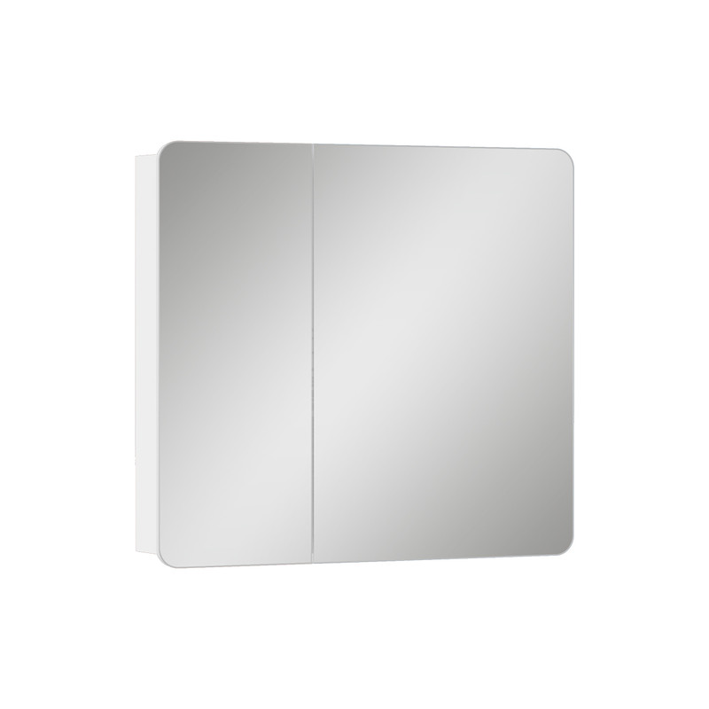 Шкаф зеркальный Volna 70, белый, VOLNA