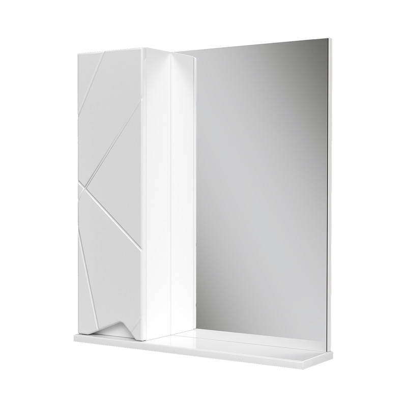 Зеркало-шкаф Pronto 60 левый, белый, VOLNA