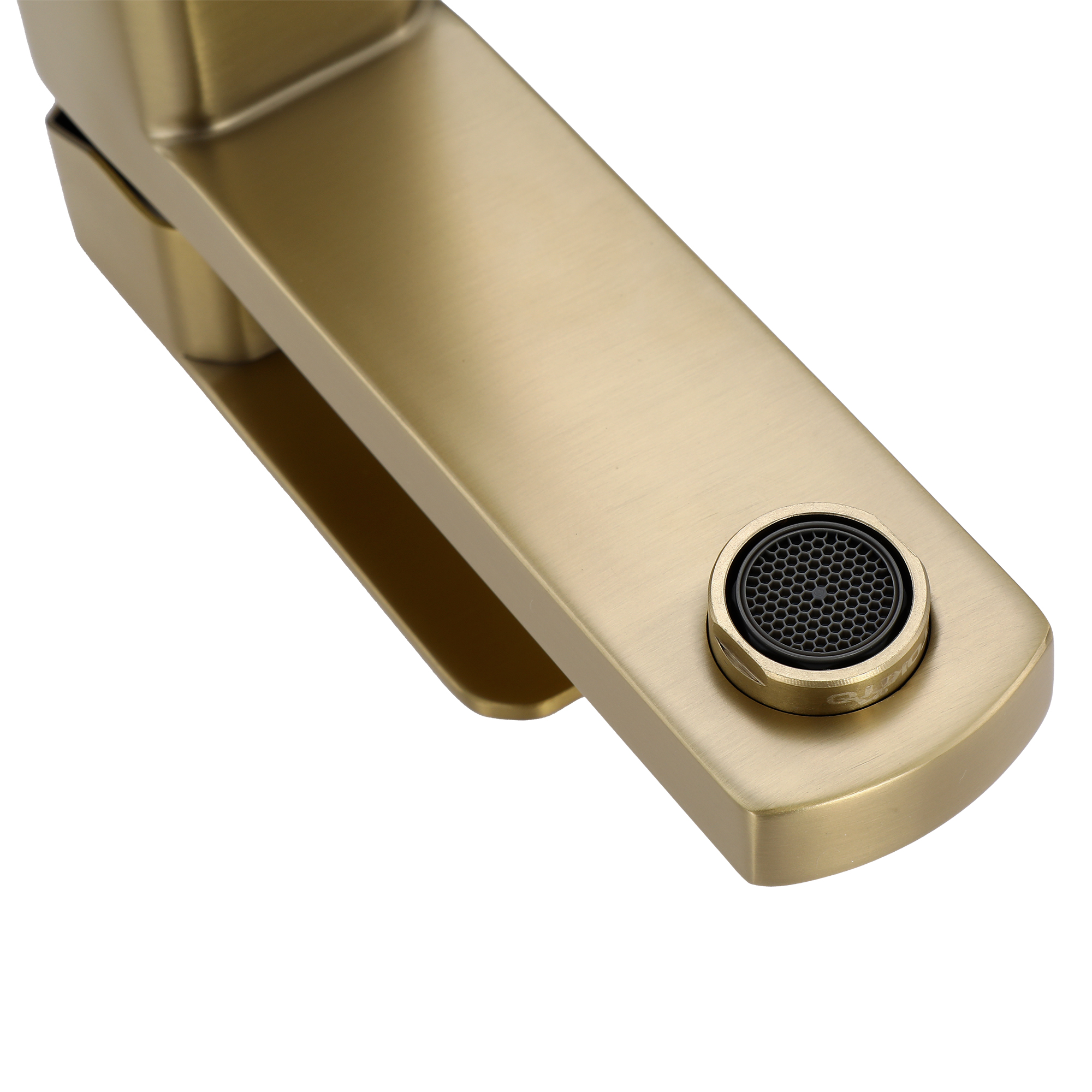 AOMORI Смеситель для умывальника, брашированное золото, TOKITO