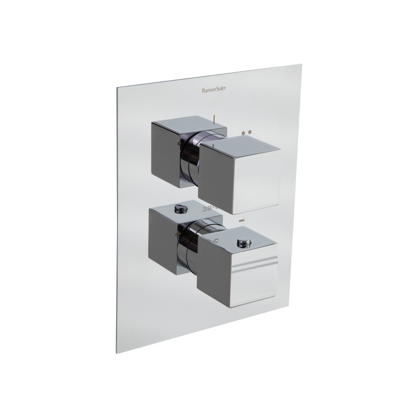 Встраиваемый термостатический смеситель для душа KUATRO 478712S на 2 выхода