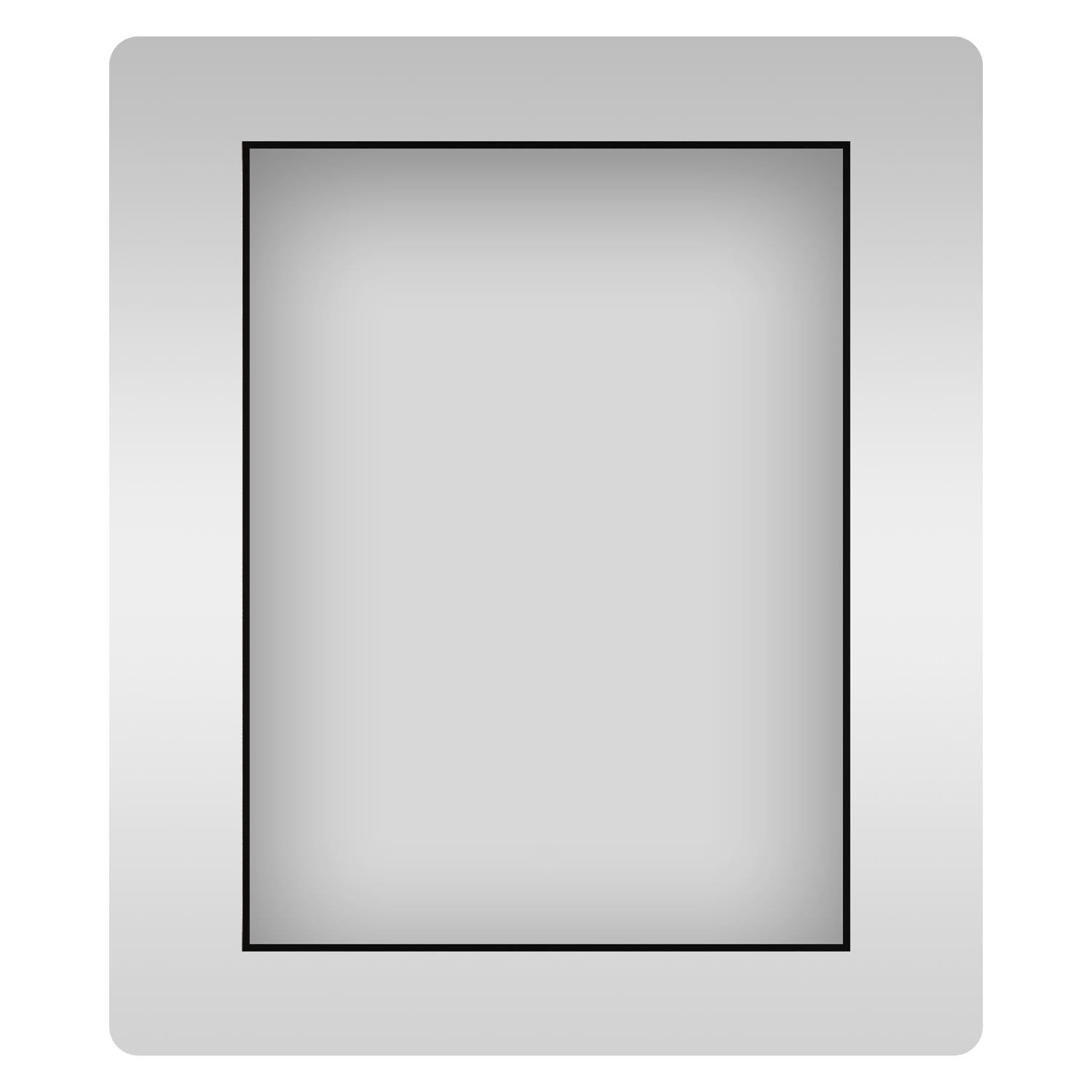 Прямоугольное зеркало, 70*120 / 120*70 см