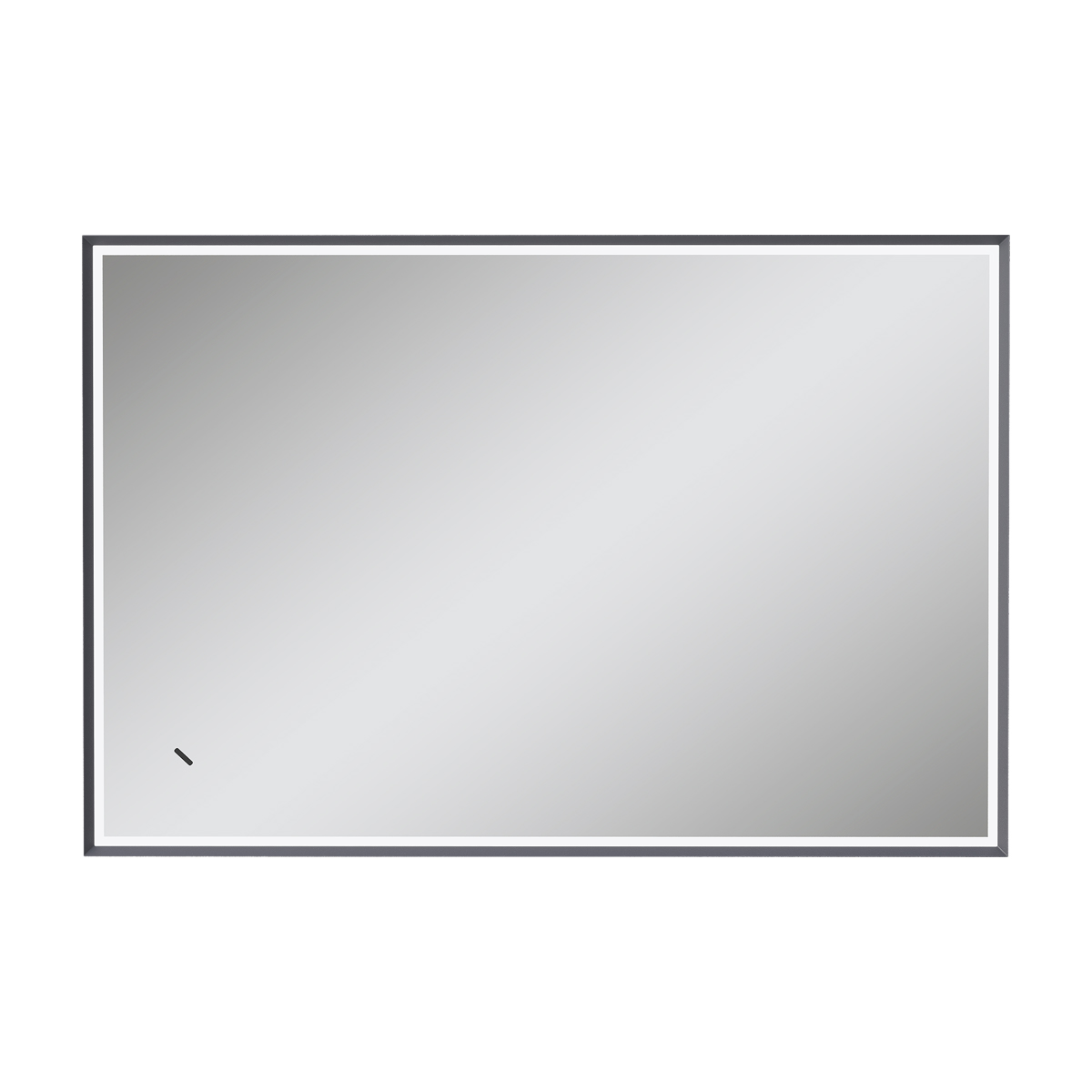 Зеркало EQUIL Smile LED 100 серый муар