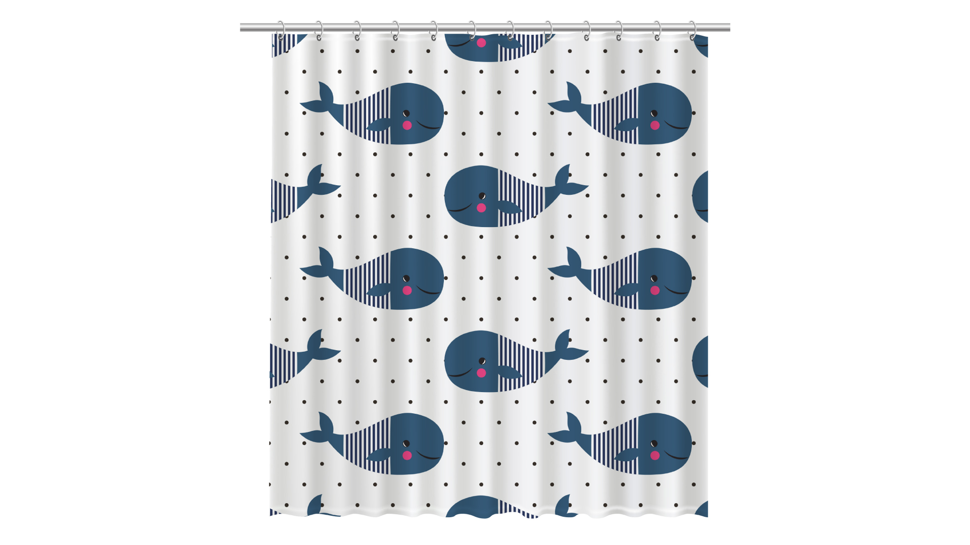 Штора для ванной Fixsen Drop FX-1508