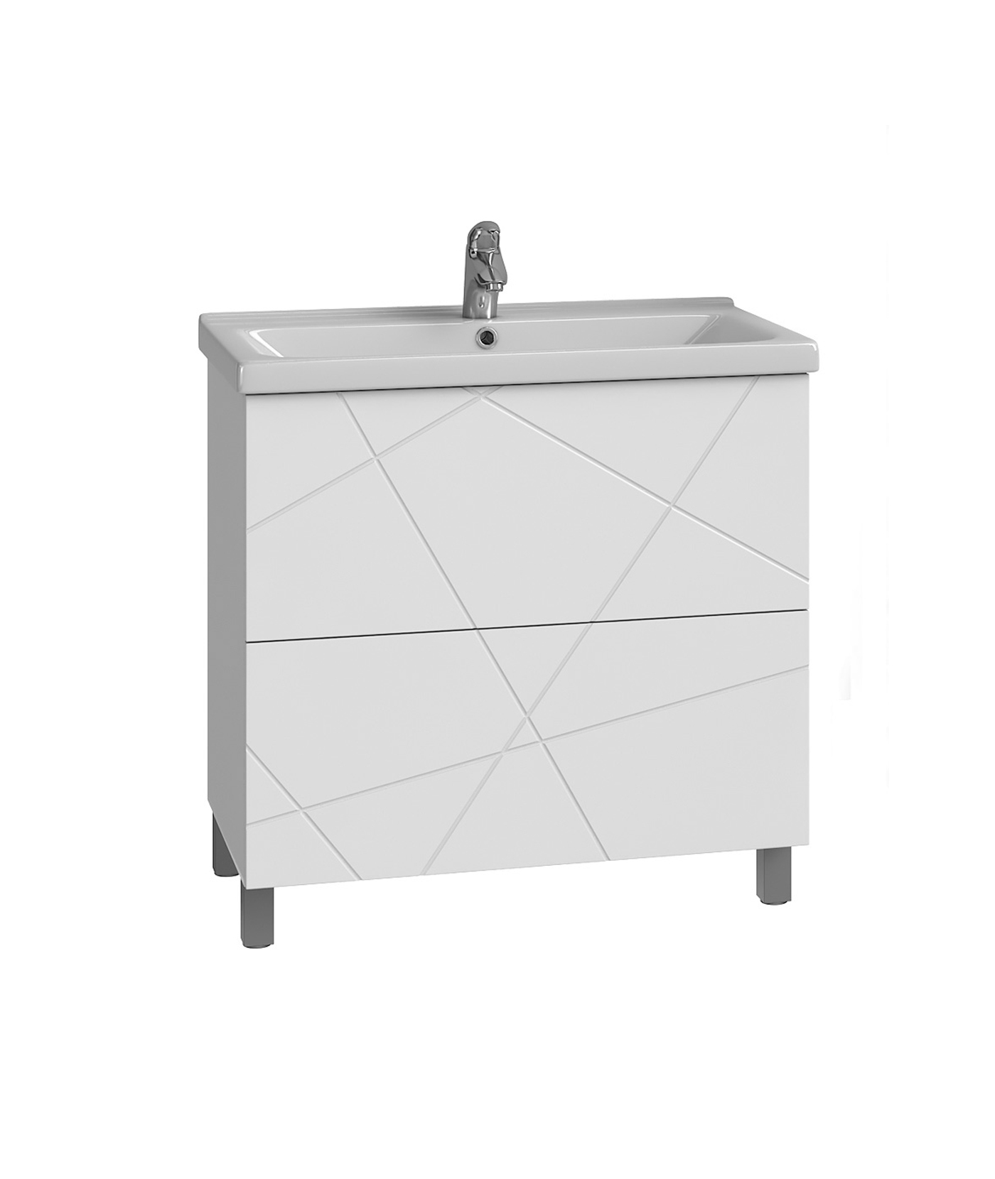 Тумба под раковину VIGO Geometry 2-80 напольная белый (tn.bsf.GEO.9696.80.2Y) Тумба под раковину VIGO Geometry 2-80 напольная белый (tn.bsf.GEO.9696.80.2Y)