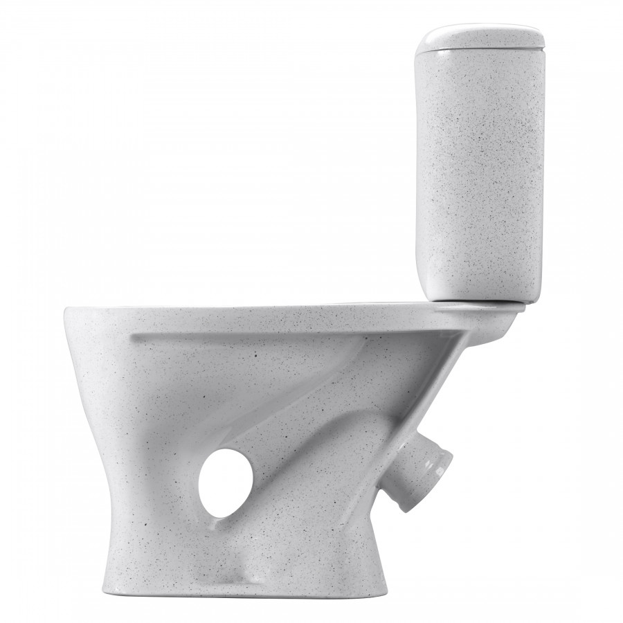 Унитаз-компакт "Воротынский" косой выпуск, с кнопочной арматурой и сиденьем, крап на белом SANTERI Унитаз-компакт "Воротынский" косой выпуск, с кнопочной арматурой и сиденьем, крап на белом SANTERI