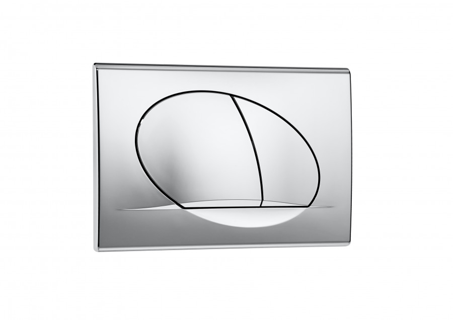 In-Wall Клавиша для инсталляции, двойная 42B, хром глянец. ROCA