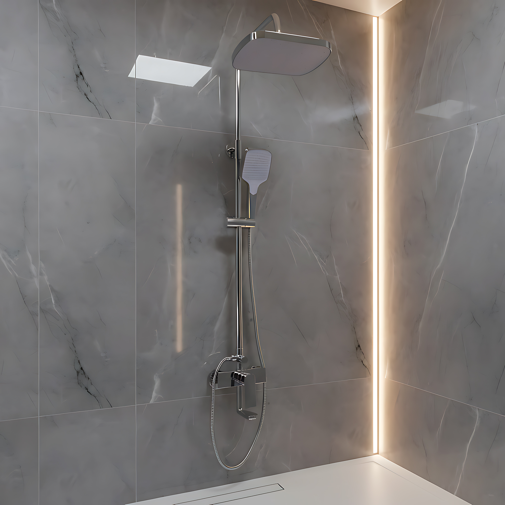 Душевая система TOKITO RAIN хром (TOK-RAI-1024CR)