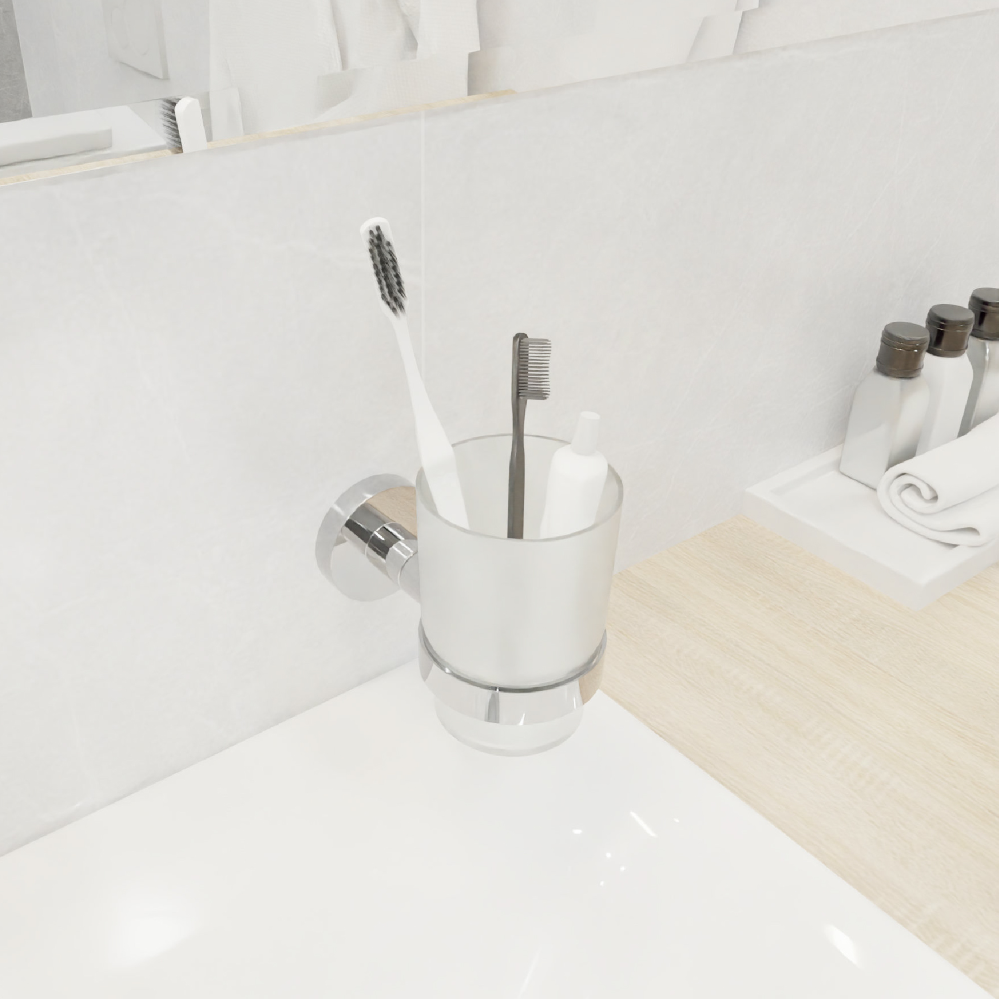 Подстаканник одинарный хром FIXSEN Comfort Chrome (FX-85006)