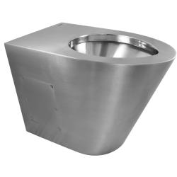 Унитаз из нержавеющей стали без сливного бака глянцевый 390х355х540 13012.B Унитаз из нержавеющей стали без сливного бака глянцевый 390х355х540 13012.B