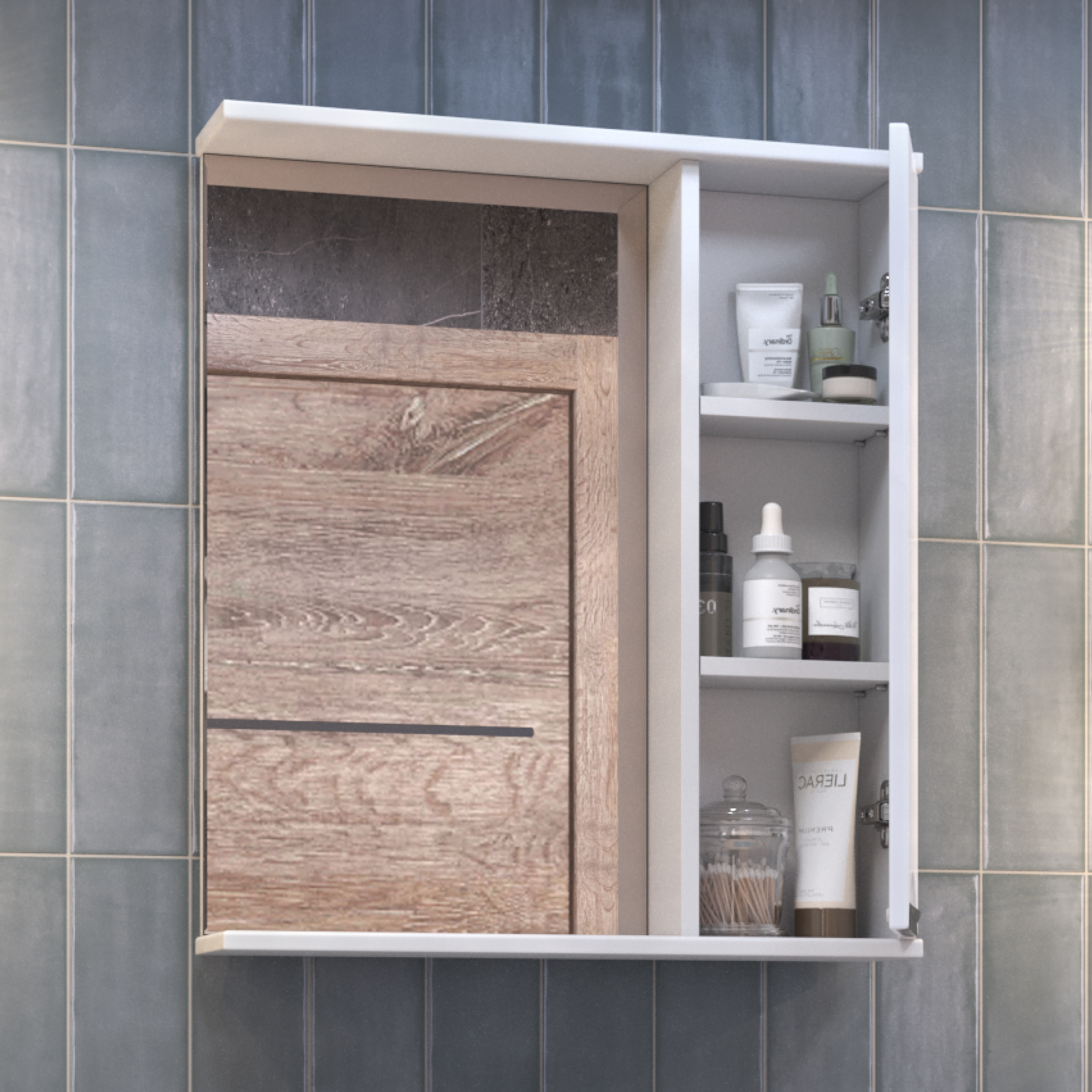 Зеркало со шкафом VIGO Callao 60 подвесное белый (z.CAL.60.R) Зеркало со шкафом VIGO Callao 60 подвесное белый (z.CAL.60.R)