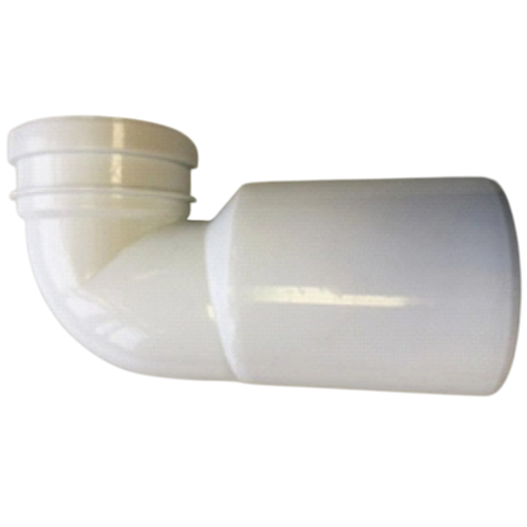 Угол пластиковый к инсталляции АНИ Пласт WCM0103 90 градусов 90-110 мм