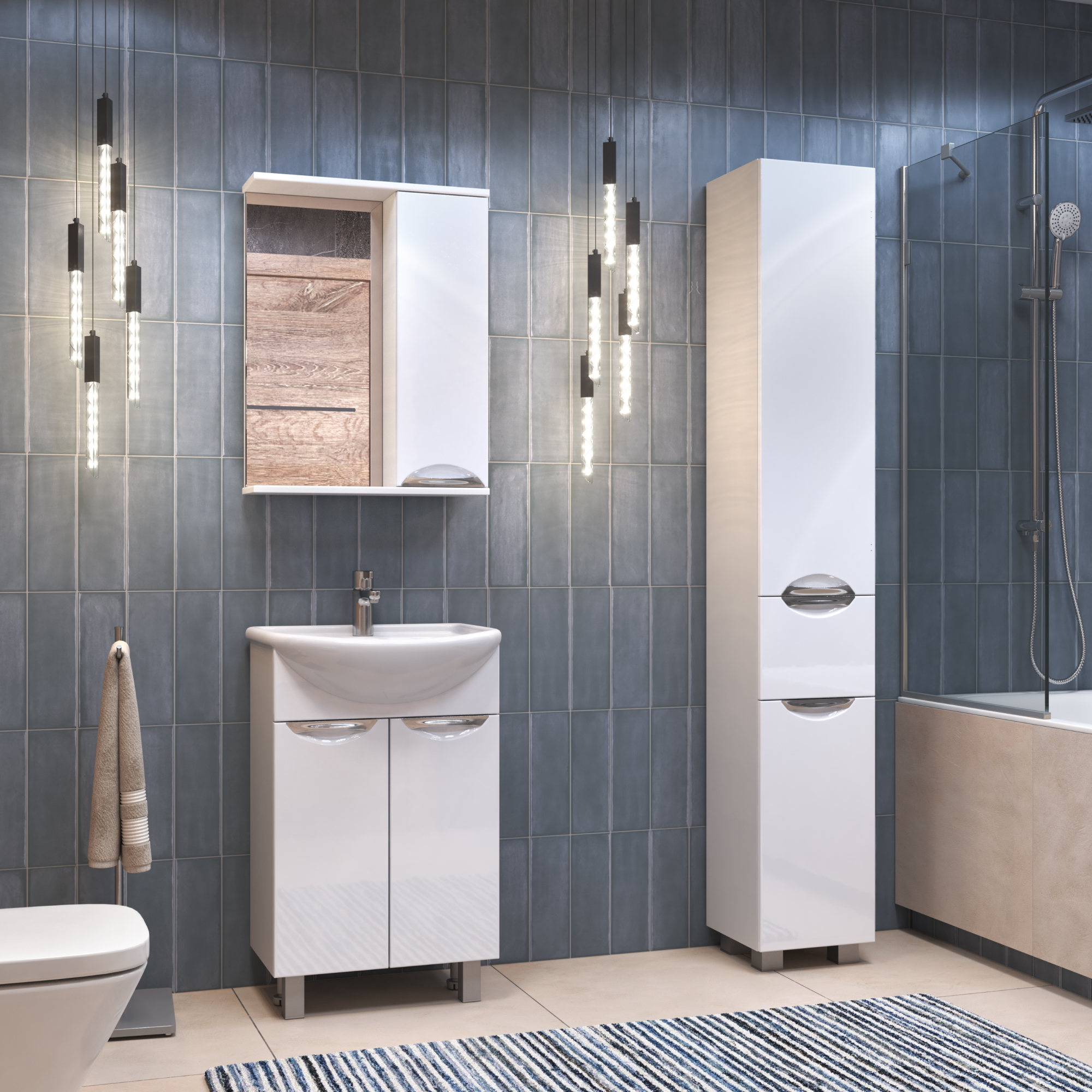 Зеркало со шкафом VIGO Callao 60 подвесное белый (z.CAL.60.R) Зеркало со шкафом VIGO Callao 60 подвесное белый (z.CAL.60.R)