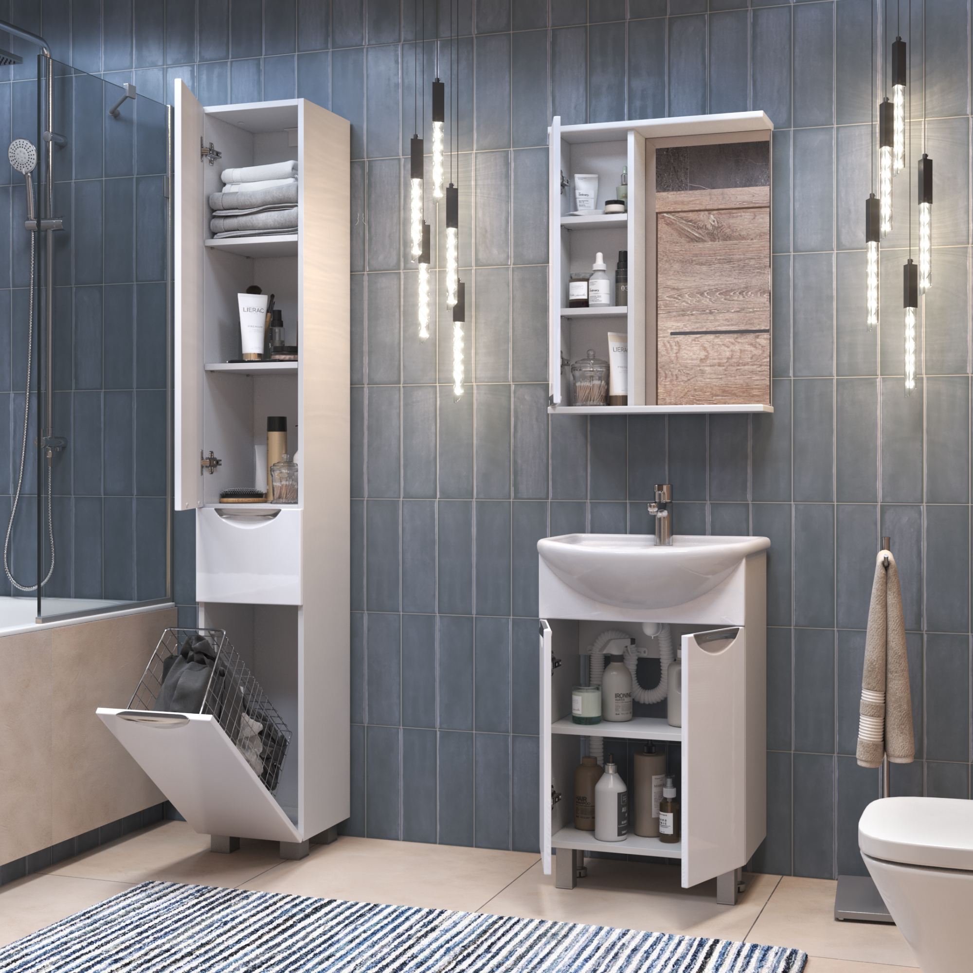 Зеркало со шкафом VIGO Callao 50 подвесное белый (z.CAL.50.L) Зеркало со шкафом VIGO Callao 50 подвесное белый (z.CAL.50.L)