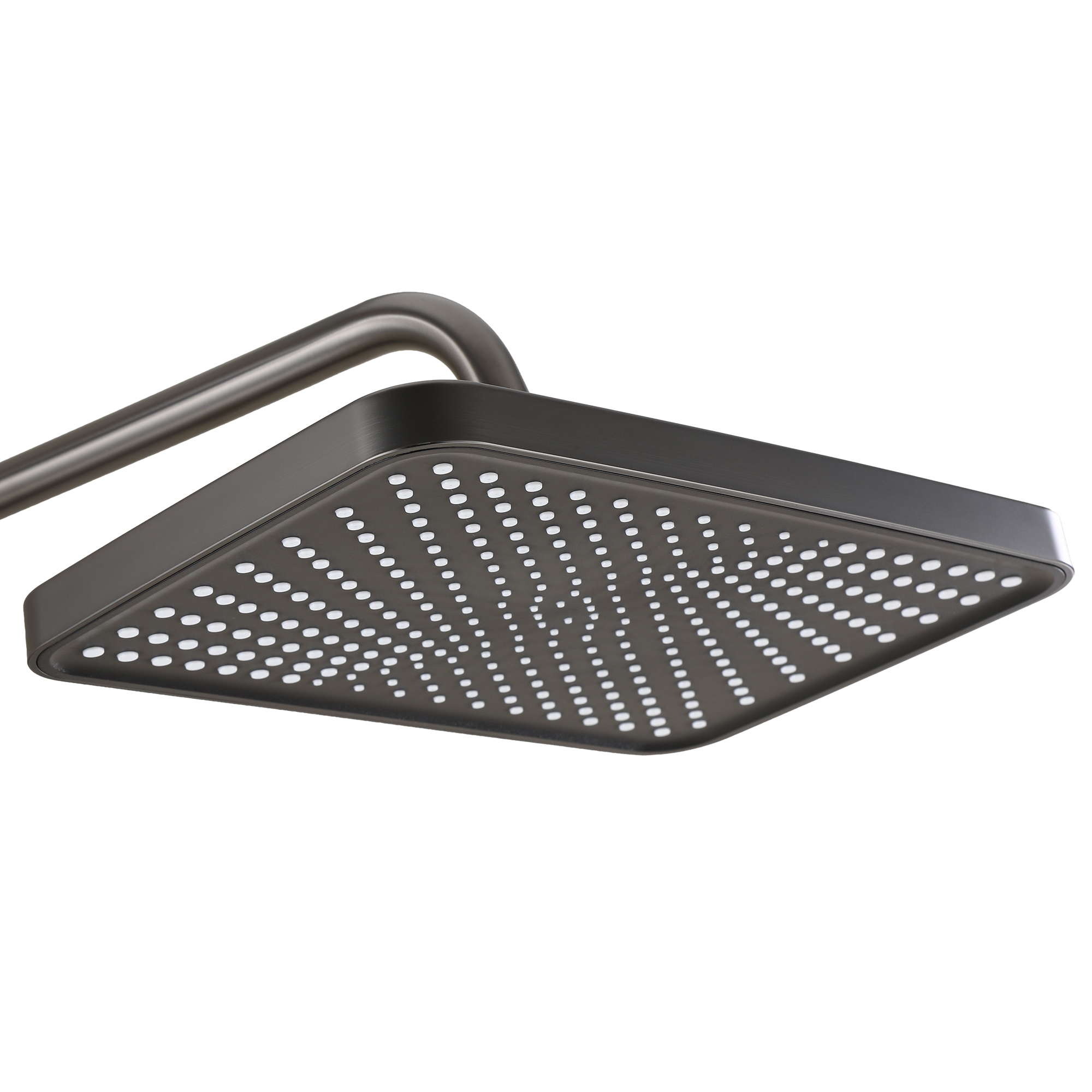 Душевая система TOKITO RAIN с термостатом вороненая сталь (TOK-RAI-1028GM)