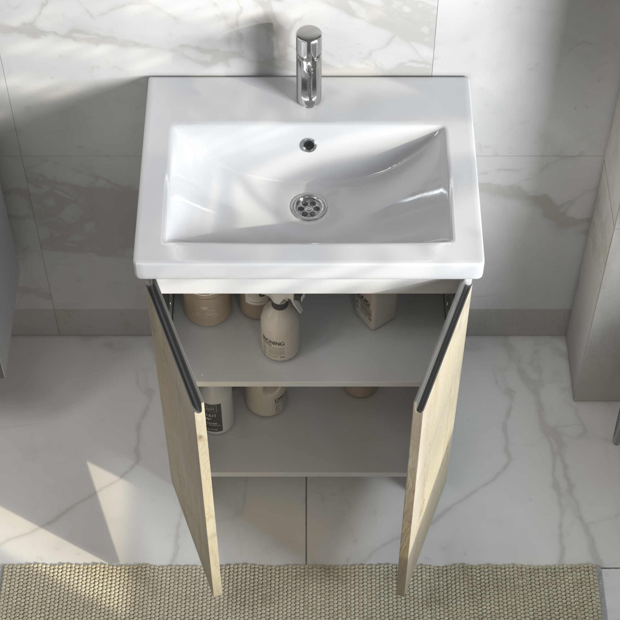 Тумба под раковину VIGO Yuma 60 напольная 346 дуб давос