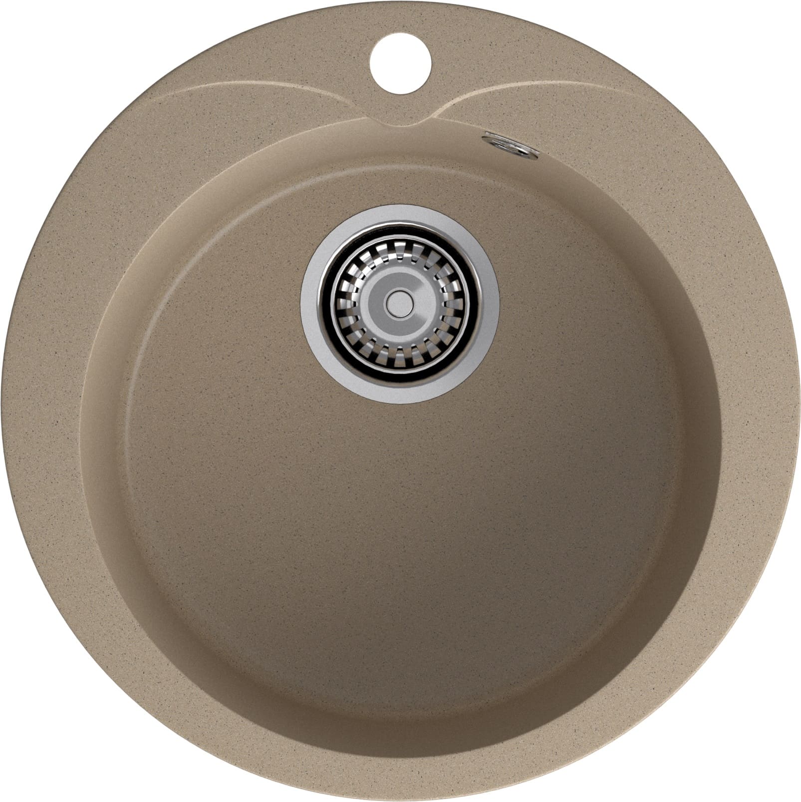 GRANFEST Мойка композит RONDO GF-R--480  D=480 мм  песочный  арт.GF- GRANFEST Мойка композит RONDO GF-R--480  D=480 мм  песочный  арт.GF-