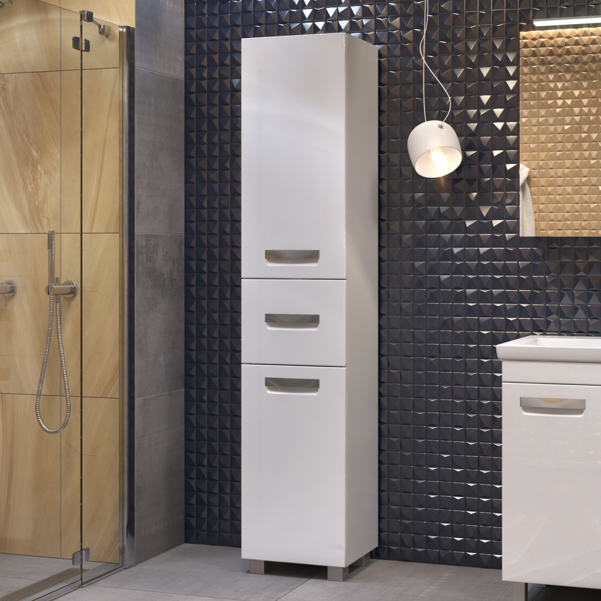 Шкаф-пенал VIGO Plaza 40 напольный белый (pn.PLA.40) Шкаф-пенал VIGO Plaza 40 напольный белый (pn.PLA.40)