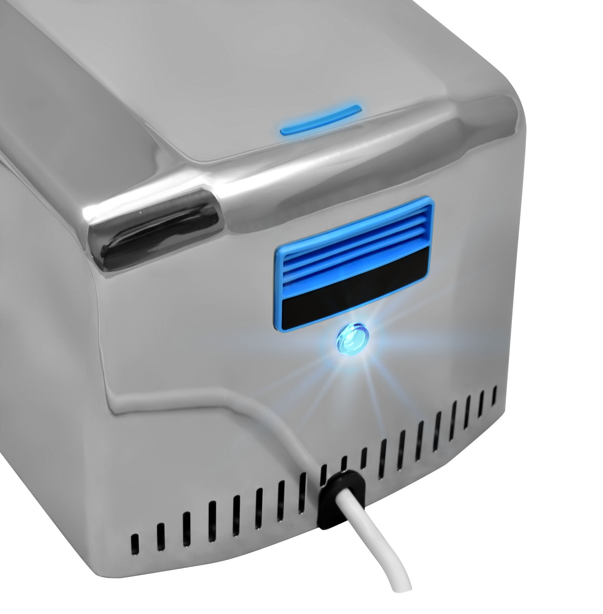 Электросушитель для рук PUFF-8995 высокоскоростной, антивандальный, хром 1,25 кВт (1401.330)