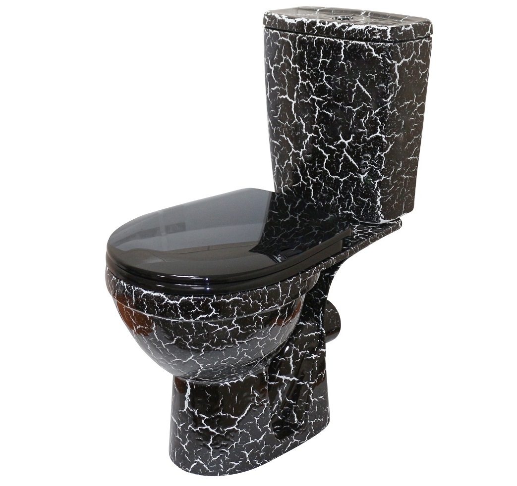 РИО Унитаз-компакт гориз. вып., 2-х реж. арм. "Уклад", сид. полип. "Уклад", черный кракелюр, ROSA РИО Унитаз-компакт гориз. вып., 2-х реж. арм. "Уклад", сид. полип. "Уклад", черный кракелюр, ROSA