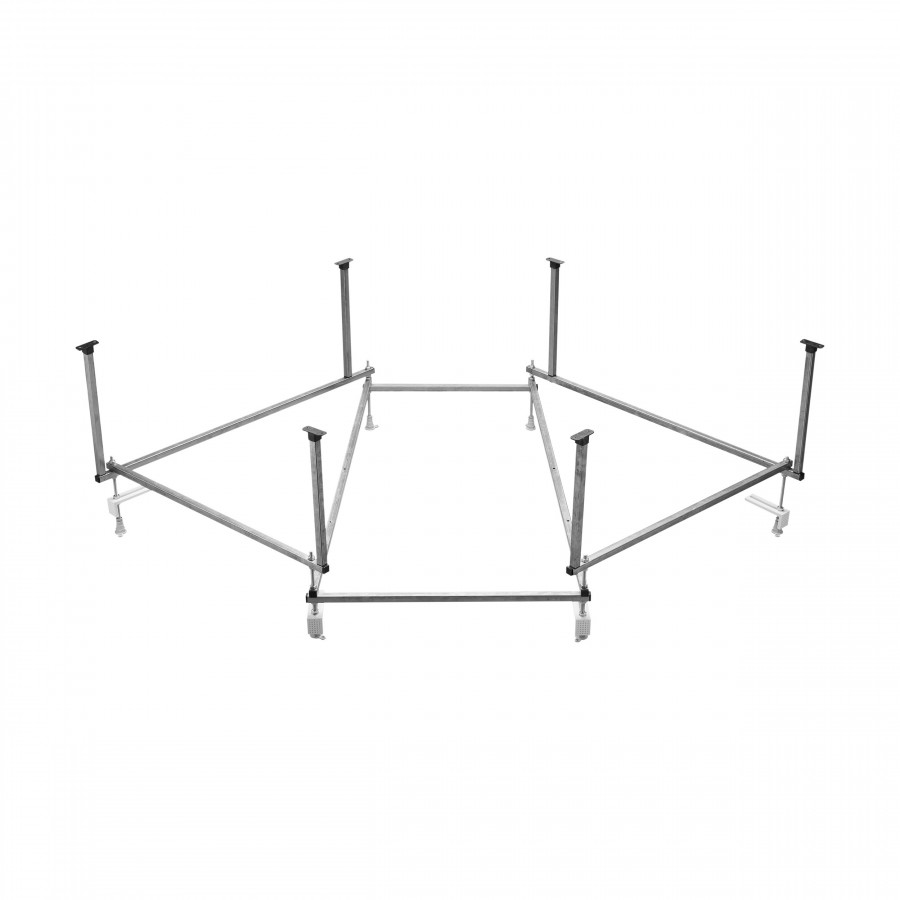 Монтажный комплект для ванны КАННЫ 150х150 см. (рама, слив-перелив с сифоном, крепеж к стене, крепеж Монтажный комплект для ванны КАННЫ 150х150 см. (рама, слив-перелив с сифоном, крепеж к стене, крепеж