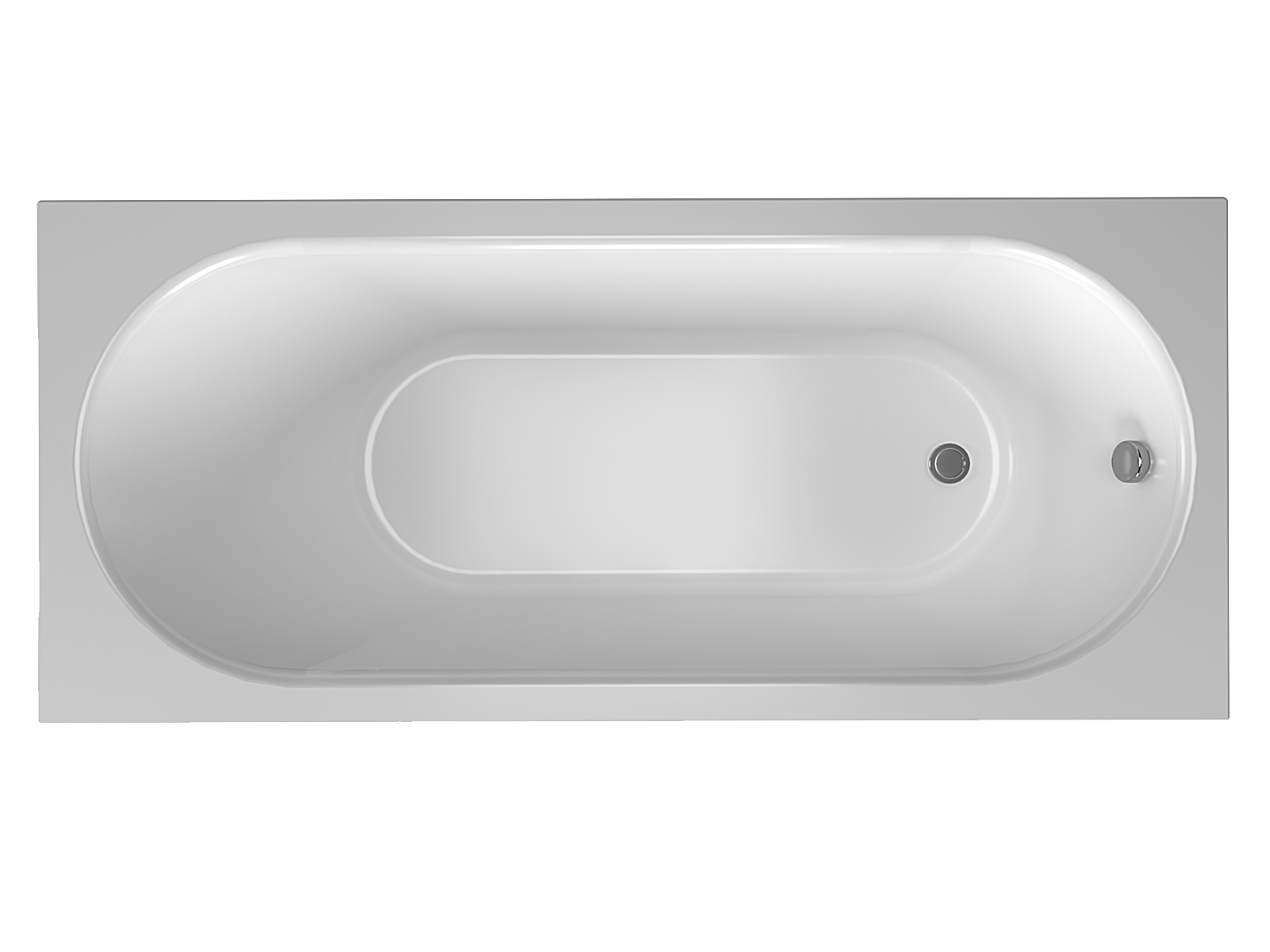 Ванна акриловая ERLIT MODERN 170*70 белая Ванна акриловая ERLIT MODERN 170*70 белая