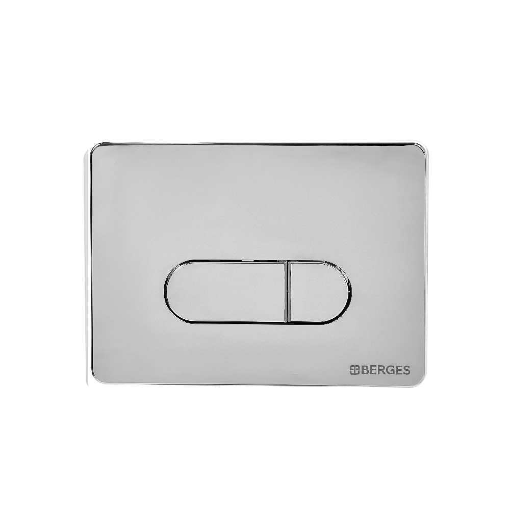 Кнопка  для инсталляции NOVUM D3, хром глянец, BERGES