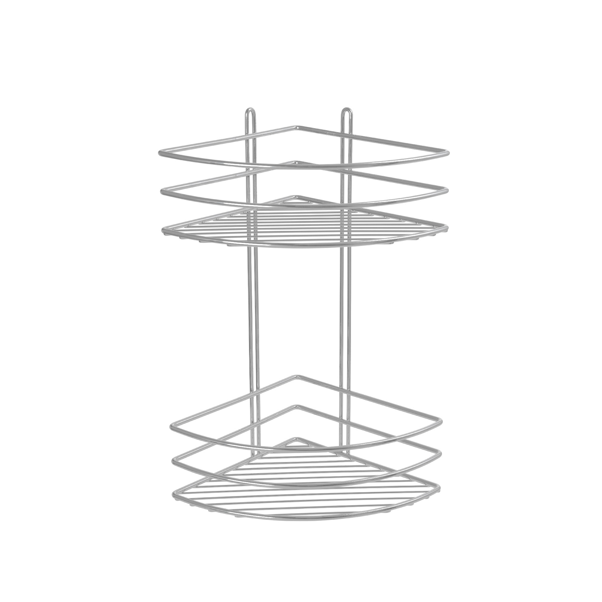 Полка угловая двухэтажная серый Fixsen FX-710-2