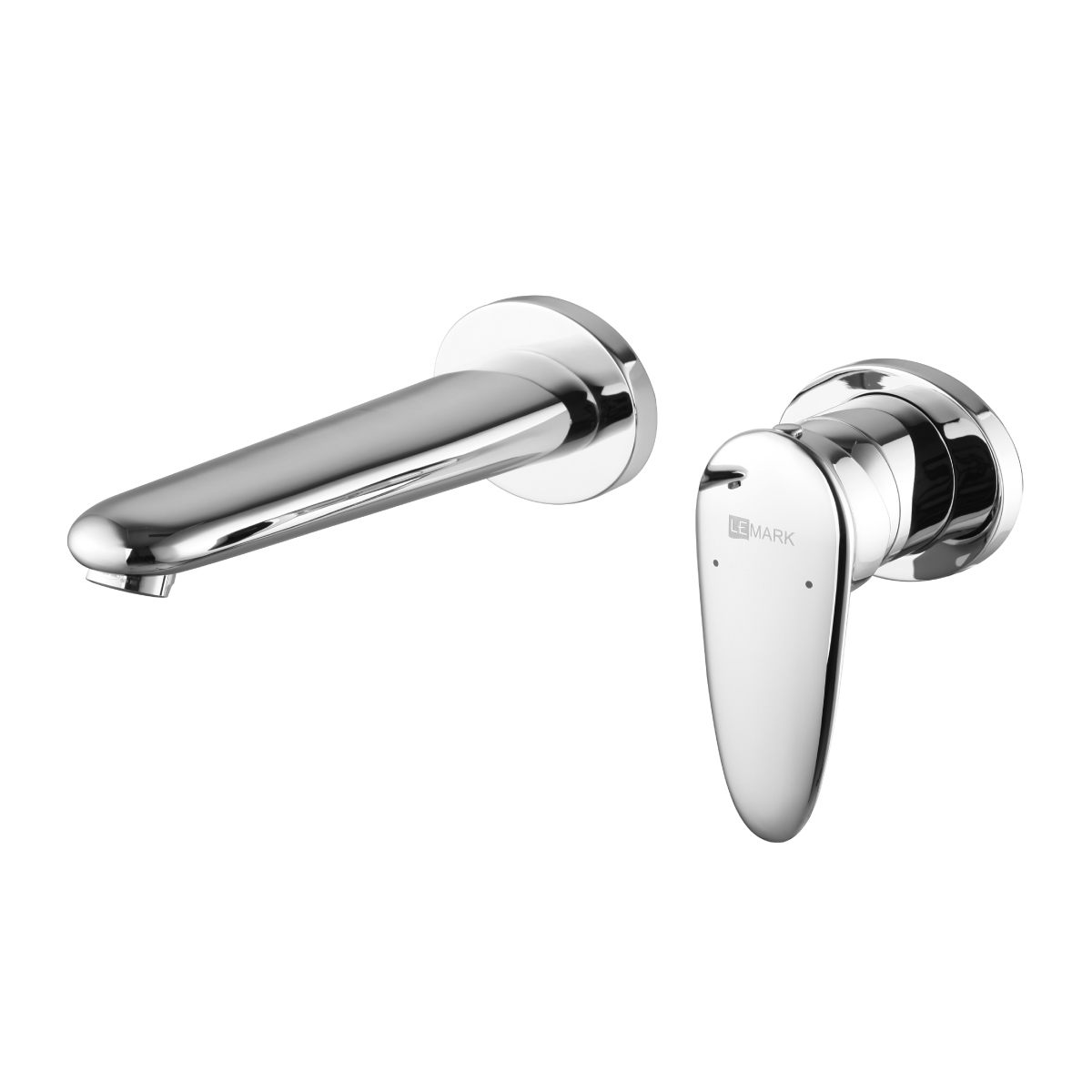 Status Смеситель для раковины, монолит.излив 190мм на стену, р/ОД, хром, LM, LM4426C