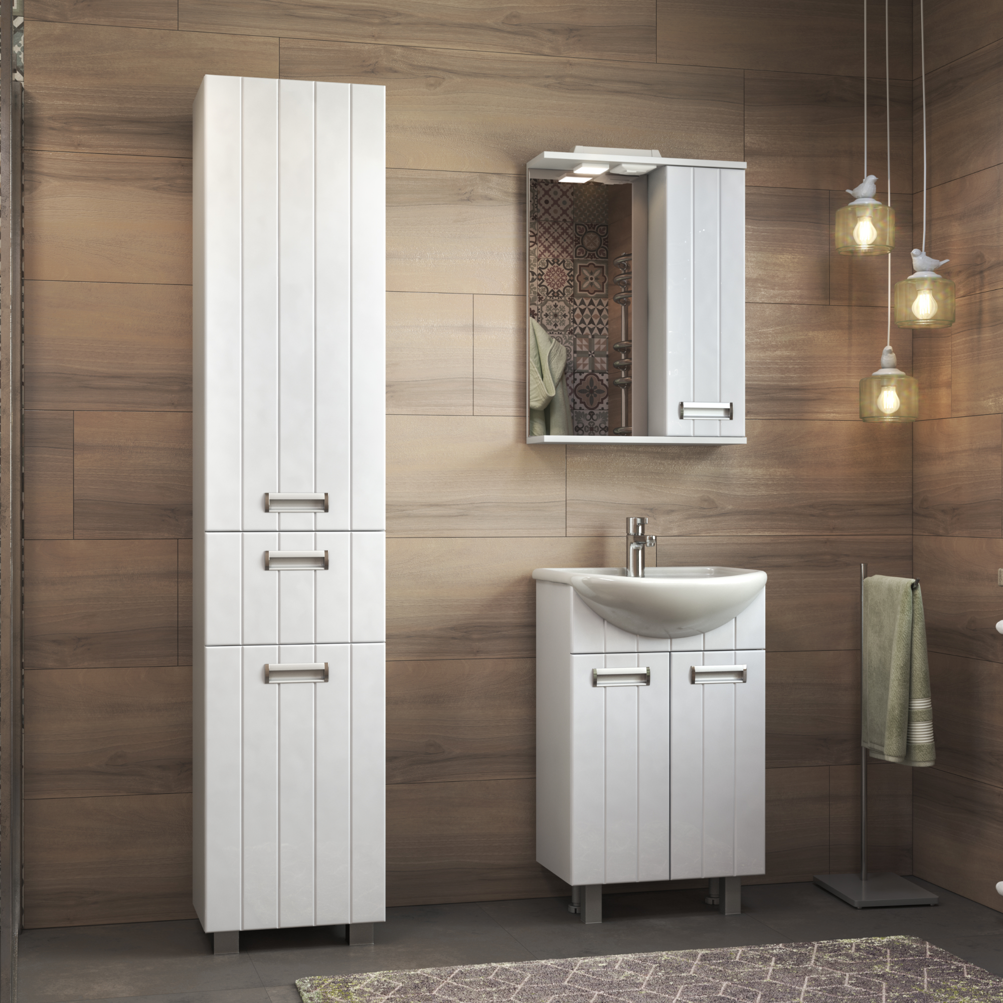 Зеркало со шкафом VIGO Diana 50 подвесное белый (z.DIA.50.R.El) Зеркало со шкафом VIGO Diana 50 подвесное белый (z.DIA.50.R.El)