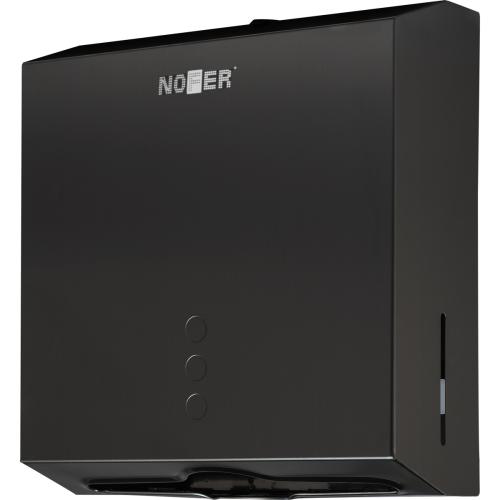 Диспенсер для бумажных полотенец Nofer из  стали черный   Диспенсер для бумажных полотенец Nofer из  стали черный