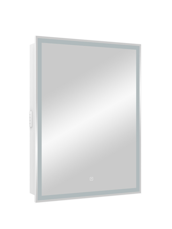 Зеркало-шкаф Allure LED 550х800 правый с розеткой