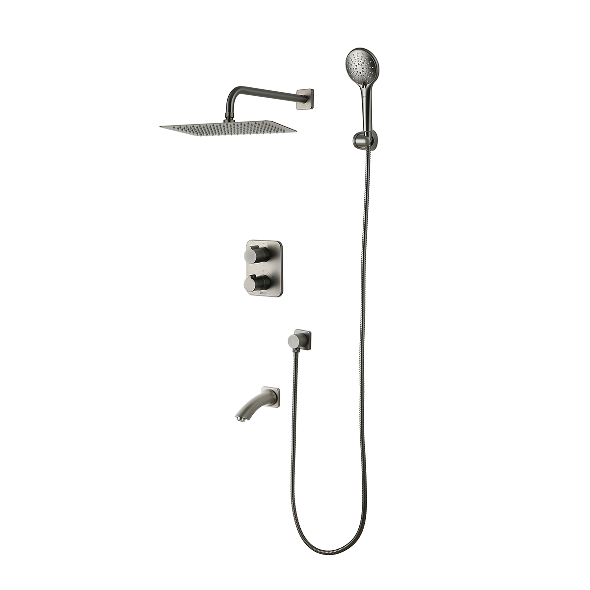 BRONX Смеситель LM3742GM для ванны и душа термостатический, встраиваемый, LM, LM3742GM