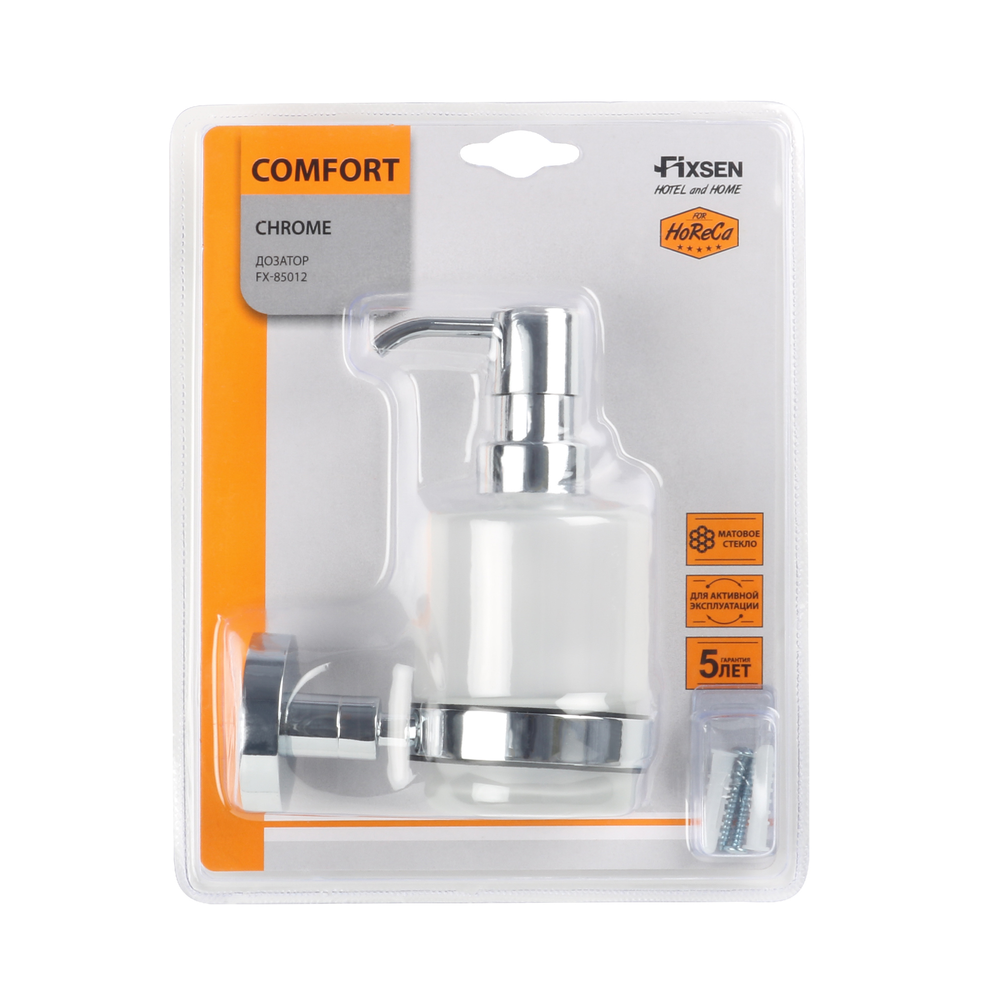 Дозатор жидкого мыла хром FIXSEN Comfort Chrome (FX-85012) Дозатор жидкого мыла хром FIXSEN Comfort Chrome (FX-85012)