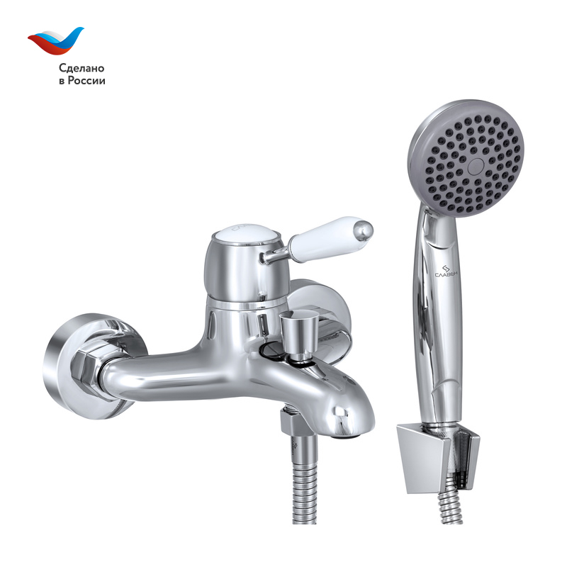 КОТТЕДЖ Смеситель для ванны с коротким литым изливом, одноручный, СЛАВЕН, М30