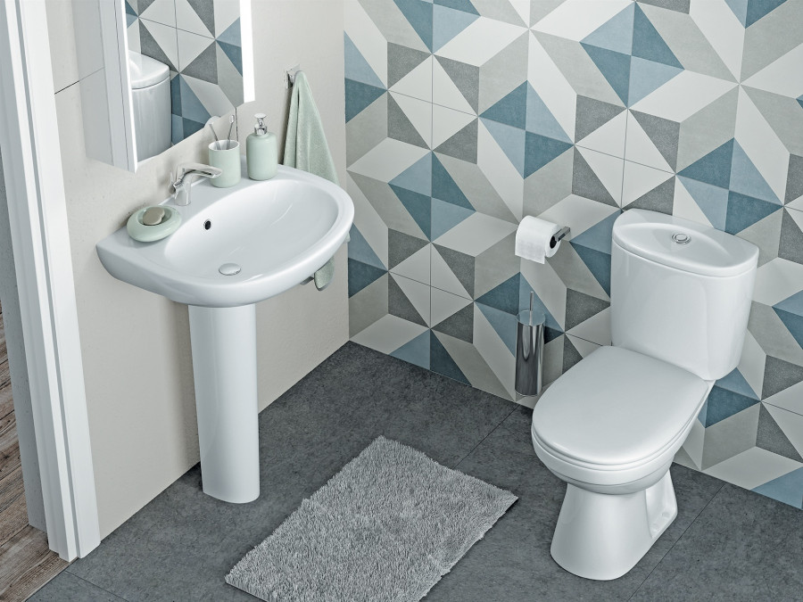 АНИМО Умывальник 55 см., хр.кольцо, крепление, САНТЕК АНИМО Умывальник 55 см., хр.кольцо, крепление, САНТЕК