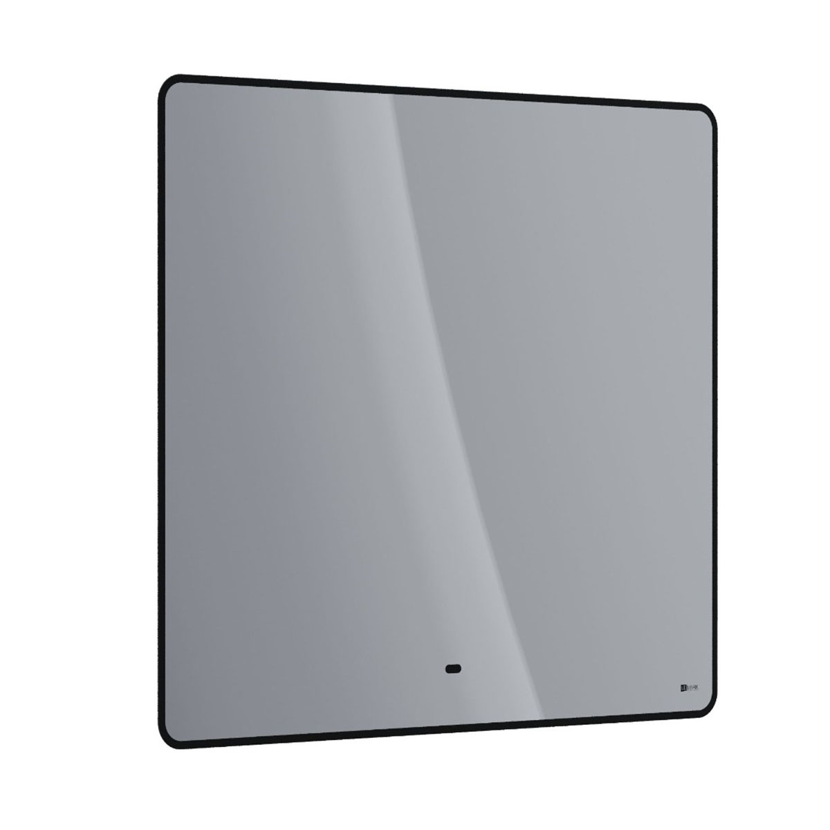 Зеркало Lemark MIOBLACK 90х80 см с интерьерной подсветкой, с подогревом Зеркало Lemark MIOBLACK 90х80 см с интерьерной подсветкой, с подогревом