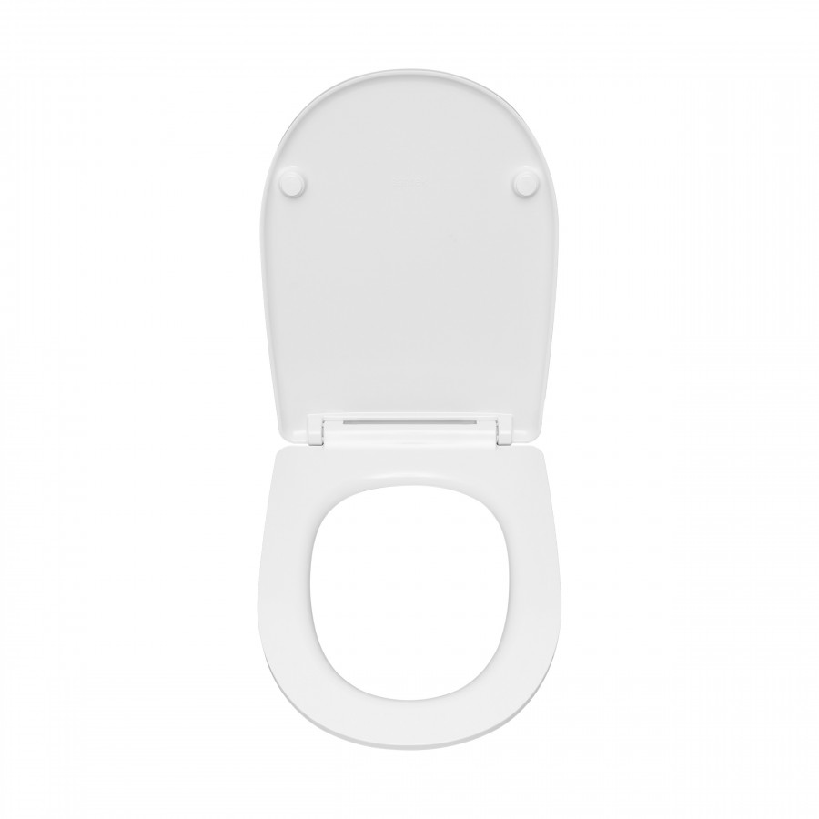 ЮНИОН Сиденье для унитаза тонкое (Softclose,clip up), САНТЕК