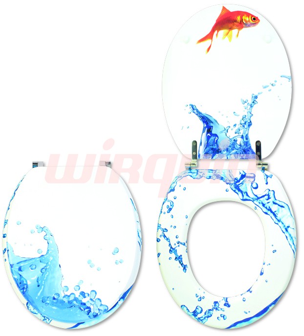Сиденье для унитаза Аквариум, WIRQUIN Сиденье для унитаза Аквариум, WIRQUIN