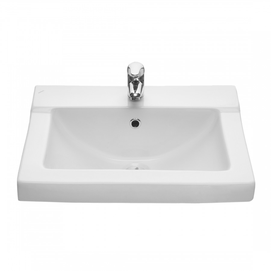 Умывальник "Орион" 57,2см. с отв., с переливом (хром. кольцо) 1 сорт SANTERI Умывальник "Орион" 57,2см. с отв., с переливом (хром. кольцо) 1 сорт SANTERI