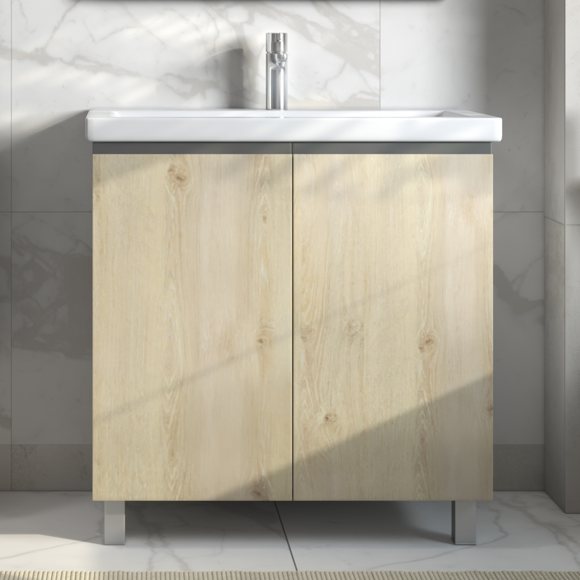Тумба под раковину VIGO Yuma 80 напольная 347 дуб давос