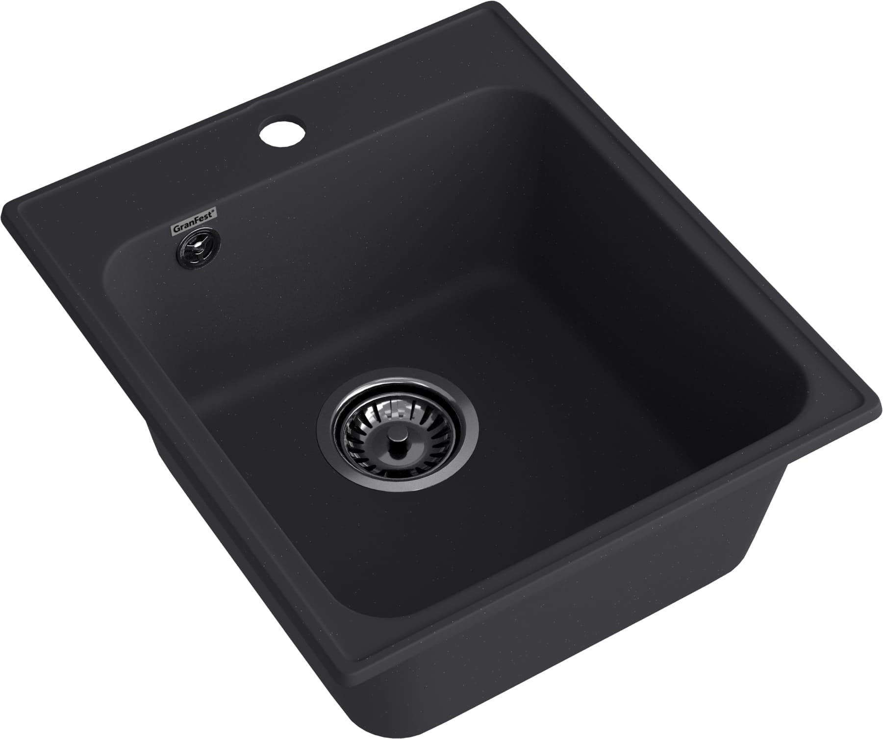 GranFest QUARZ (ECO-17) Мойка  1-чаш. 420*480 (черный) GranFest QUARZ (ECO-17) Мойка  1-чаш. 420*480 (черный)