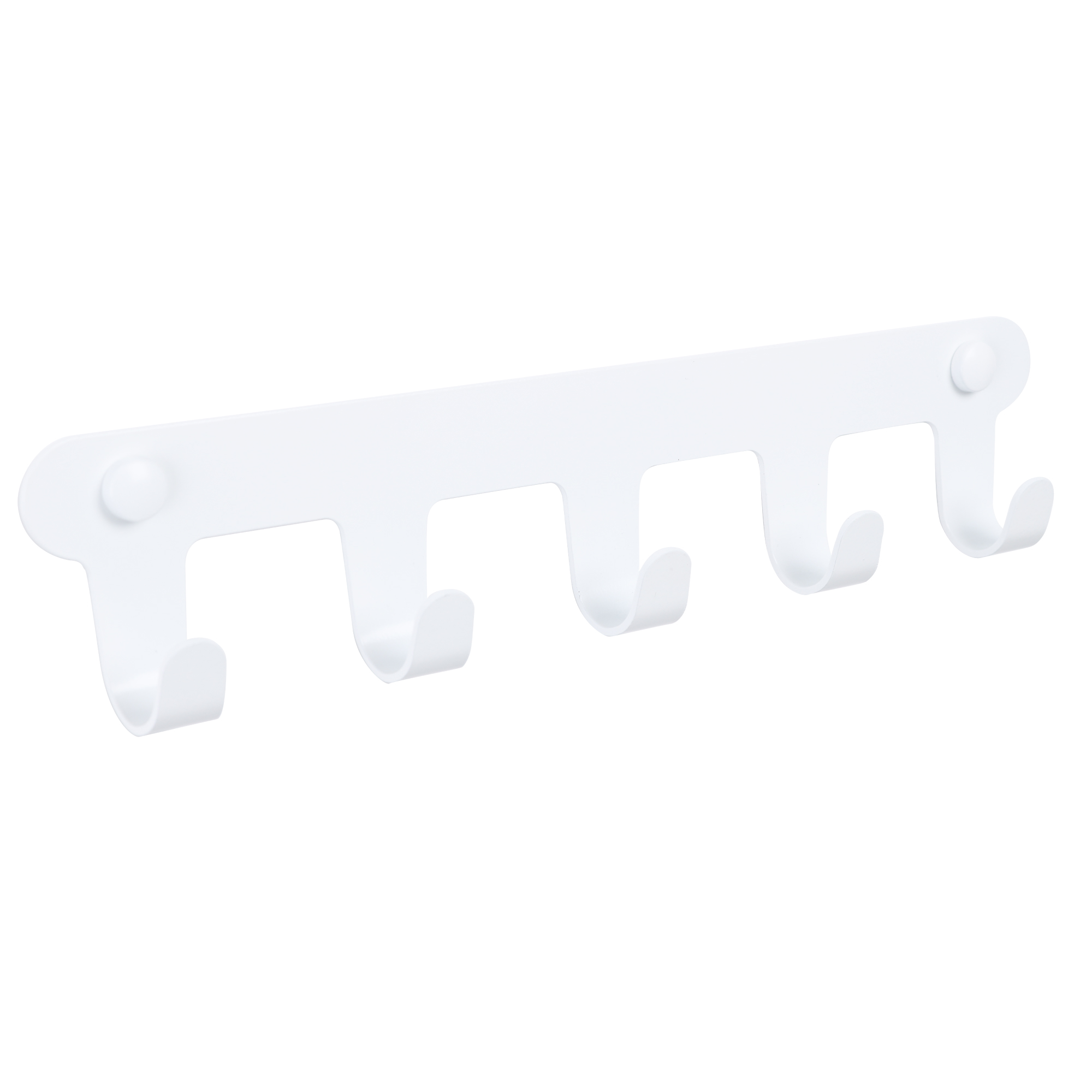 Планка 5 крючков Fixsen, FX-805W-5, белый Планка 5 крючков Fixsen, FX-805W-5, белый