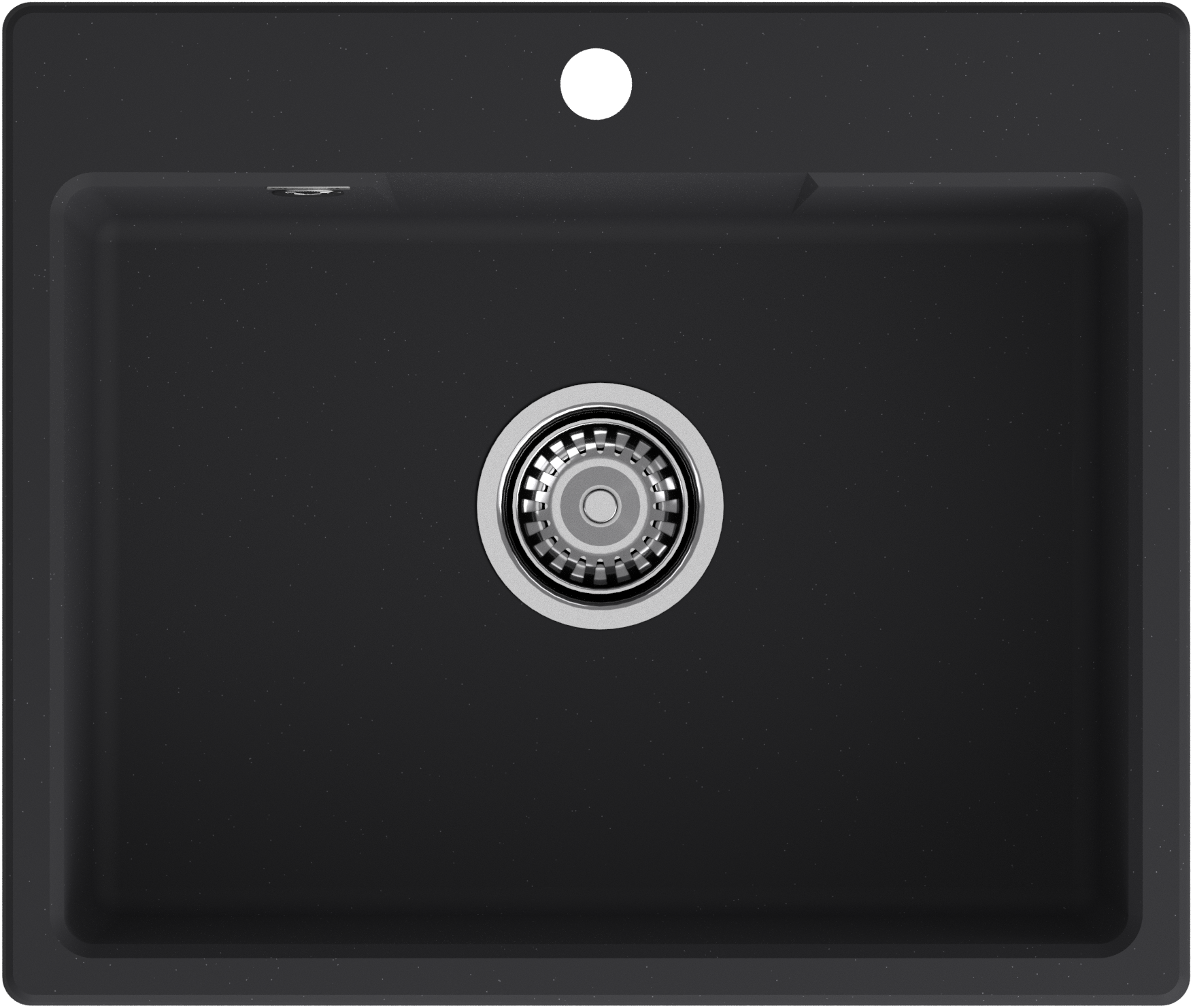 GRANFEST Мойка URBAN 658  1-чаша 580*490мм черный арт.GF-UR- GRANFEST Мойка URBAN 658  1-чаша 580*490мм черный арт.GF-UR-