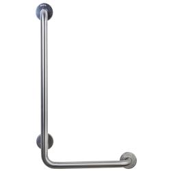 Поручень угловой правый  для людей с ограниченными возможностями, глянцевый. Поручень угловой правый  для людей с ограниченными возможностями, глянцевый.