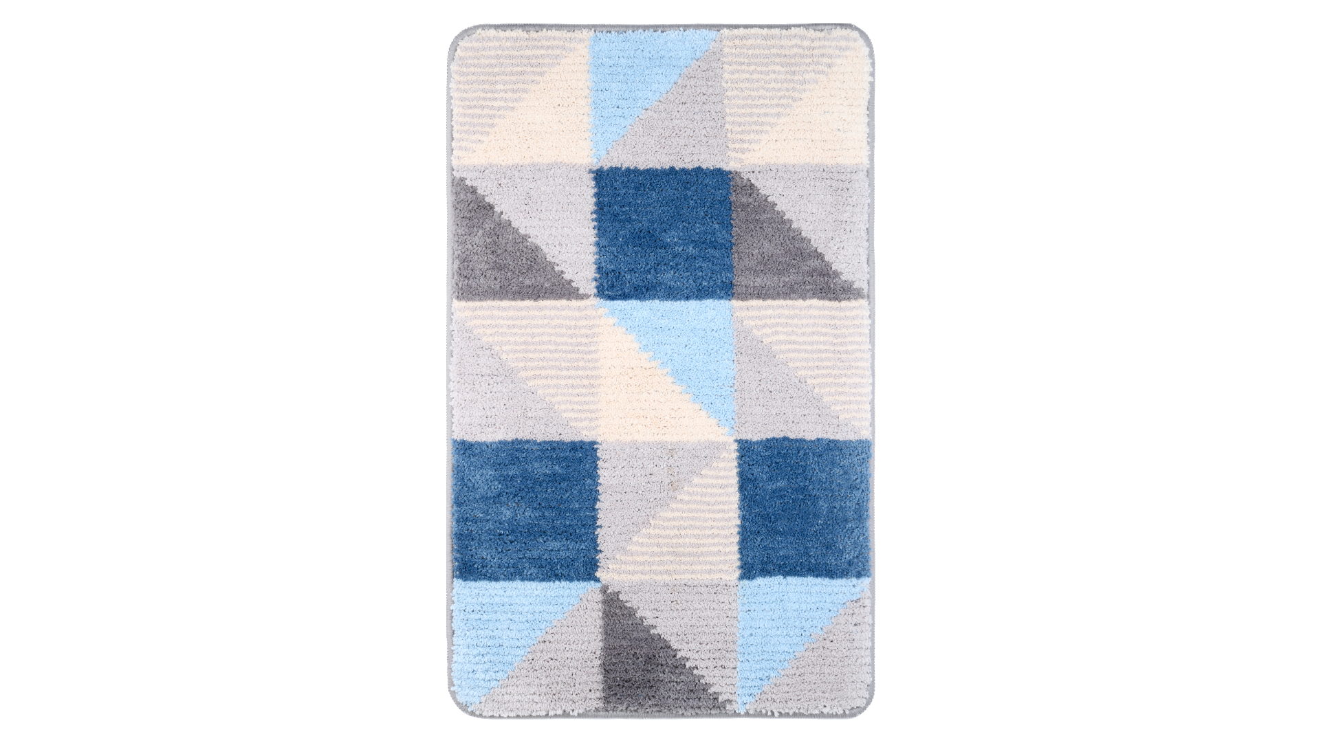 Коврик для ванной Fixsen Visa 1-ый FX-5005X, серо-голубой, 50х80см  Коврик для ванной Fixsen Visa 1-ый FX-5005X, серо-голубой, 50х80см