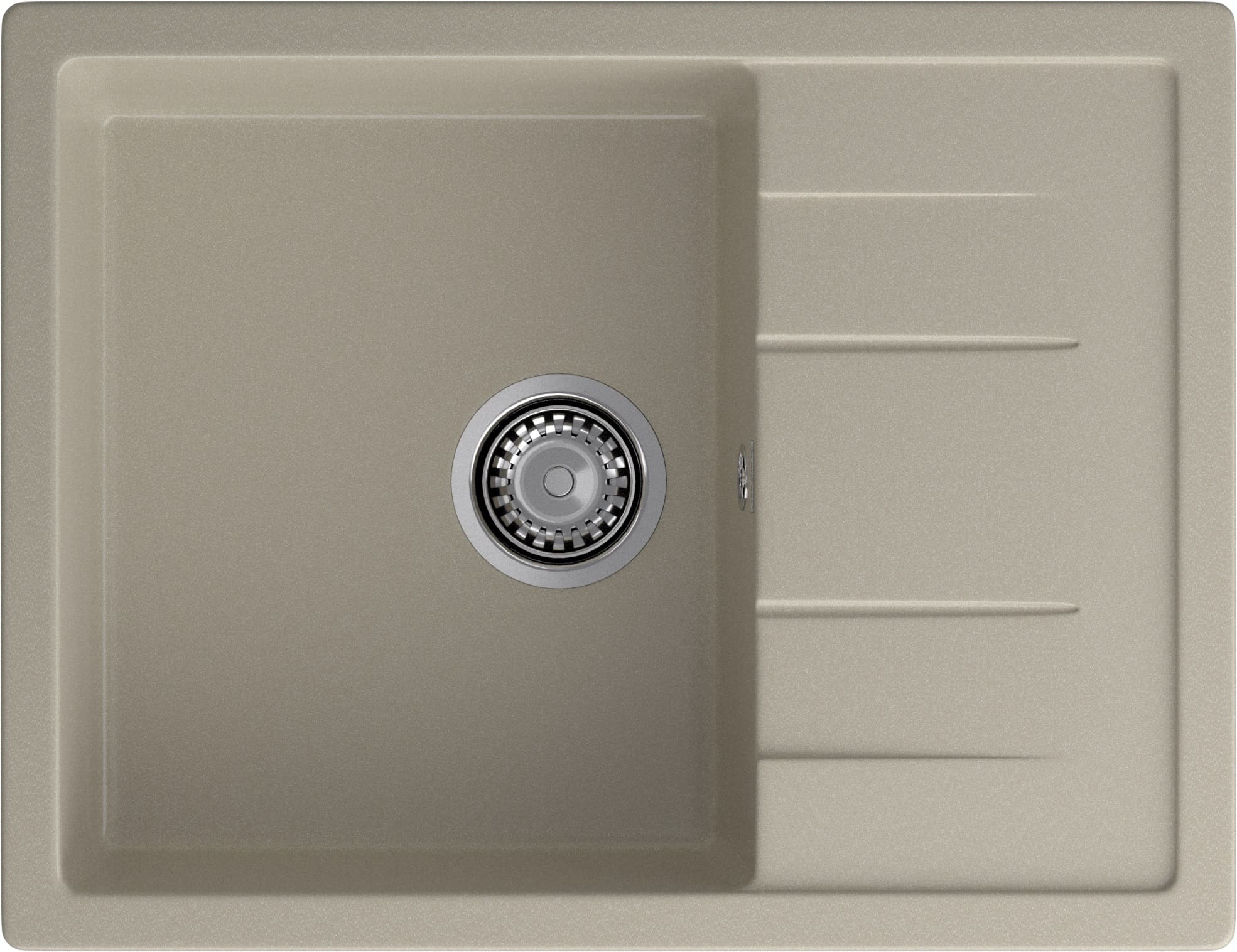 GRANFEST Мойка композит QUADRO GF-Q--650L чаша с крылом  650*500мм  топаз  арт.GF- GRANFEST Мойка композит QUADRO GF-Q--650L чаша с крылом  650*500мм  топаз  арт.GF-