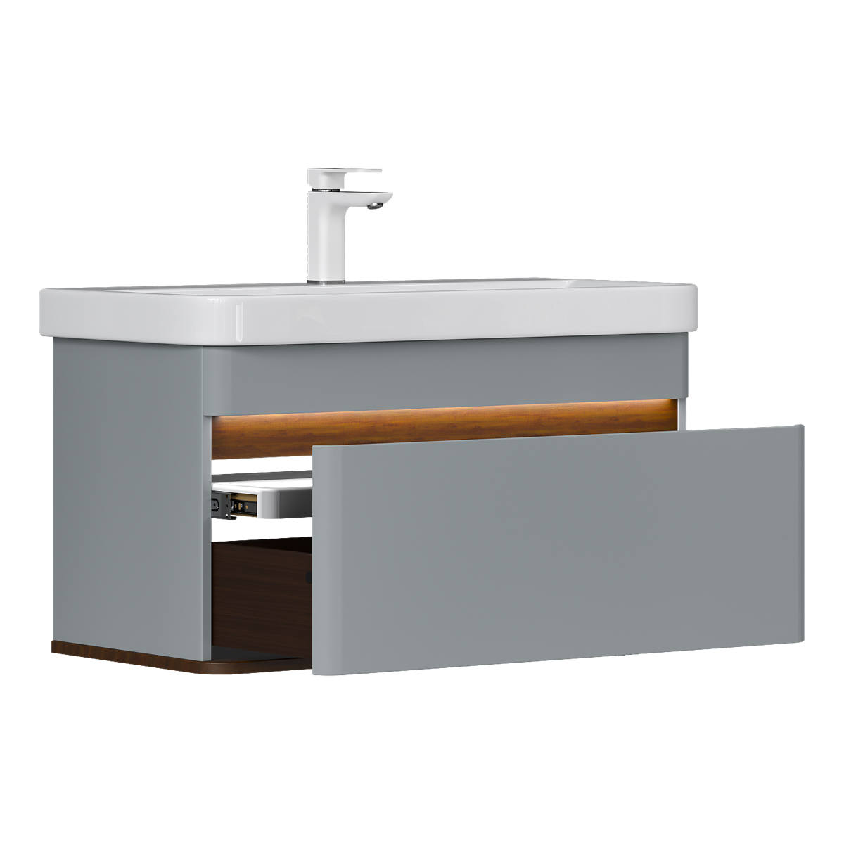 Тумба EQUIL Elegante 80 подвесная 1 ящ. мэйджик/дуб голиано (под раковину 9595-80) Тумба EQUIL Elegante 80 подвесная 1 ящ. мэйджик/дуб голиано (под раковину 9595-80)