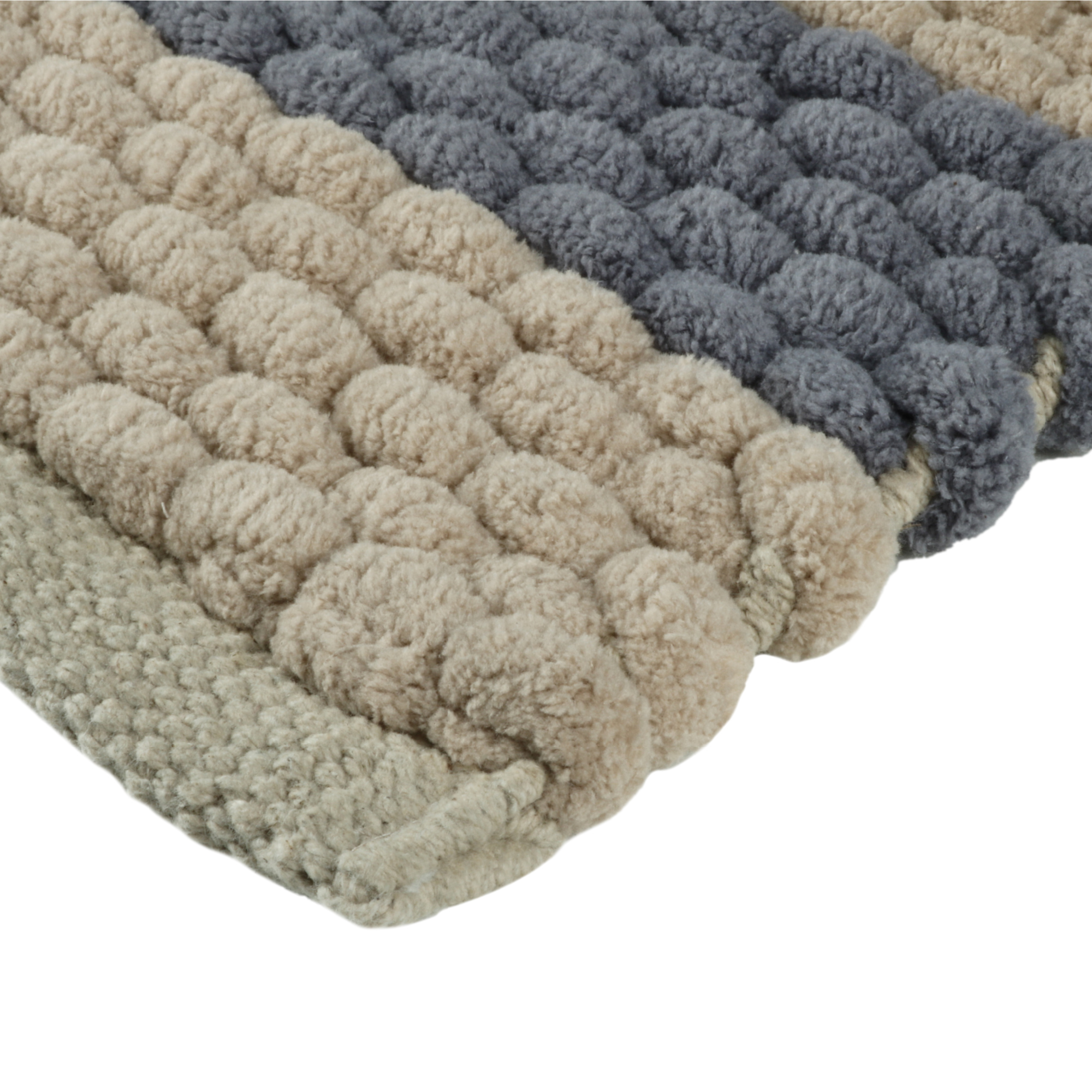 Коврик для ванной 1-ый Fixsen AMBER, FX-8040W, mix синий+бежевый, 50х80см  Коврик для ванной 1-ый Fixsen AMBER, FX-8040W, mix синий+бежевый, 50х80см