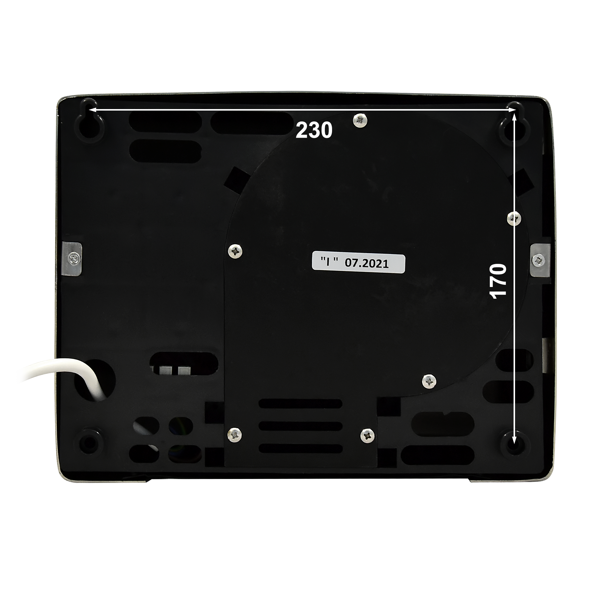 Электросушитель для рук PUFF-8828 малошумный, антивандальный, хром 1,5 кВт (1401.337)